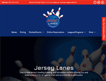 Tablet Screenshot of jerseylanes.com